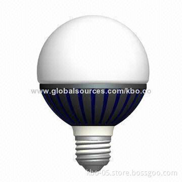 8W LED G25 Bulb, Dimmable, UL and CUL Approved